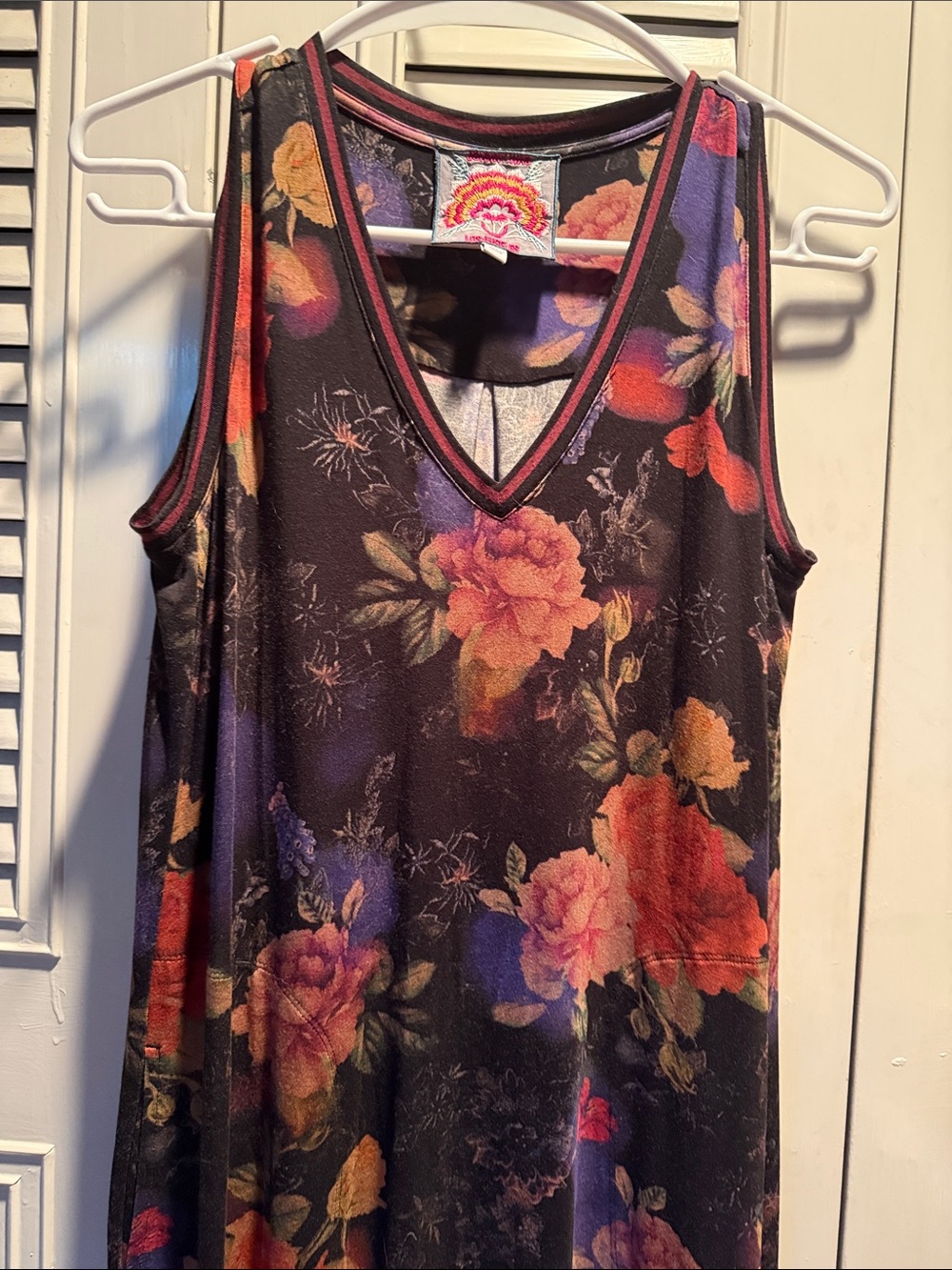Johnny Was long dress with Floral Design